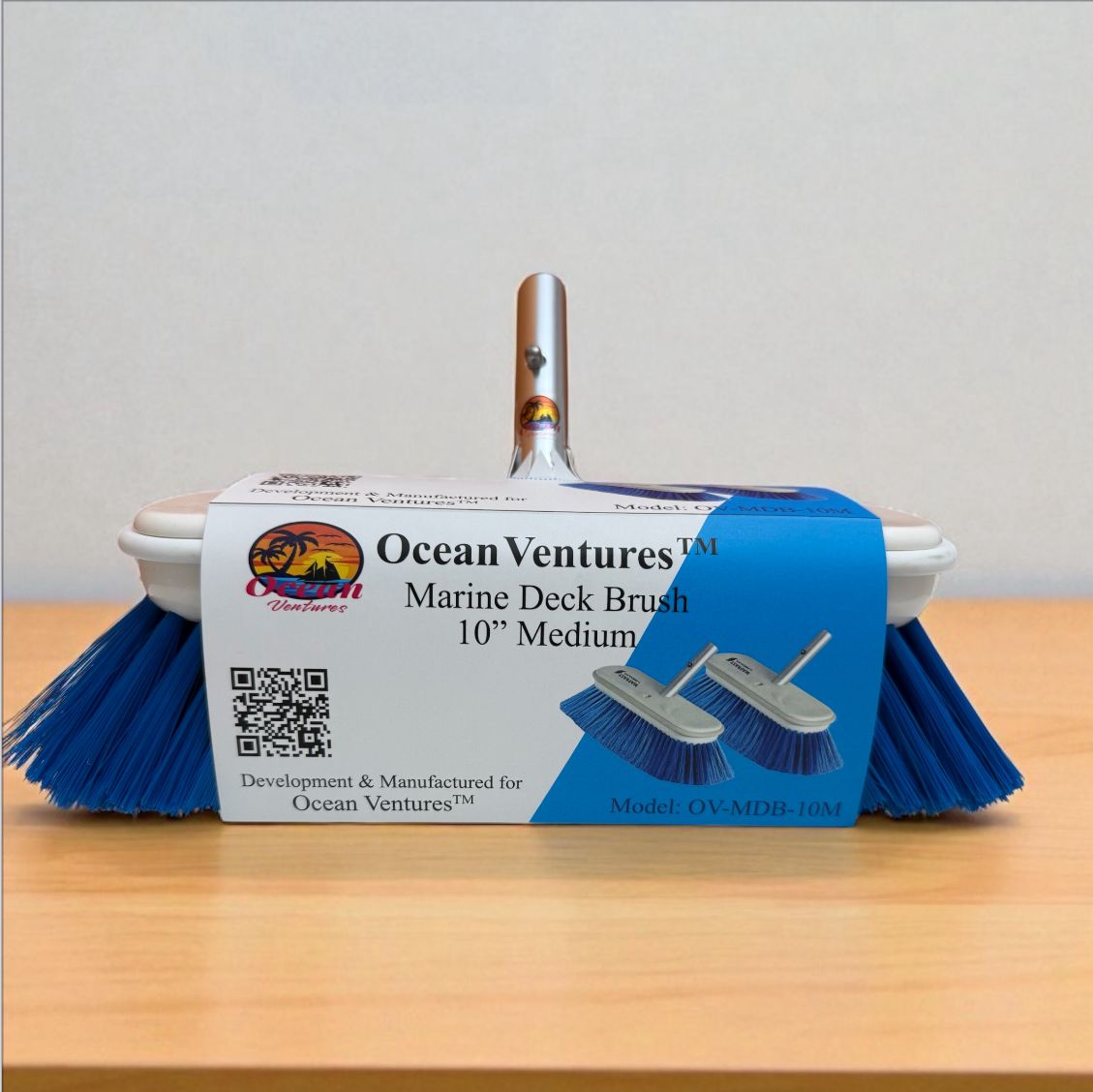 OV-MARINE DECK BRUSH MEDIUM 10"